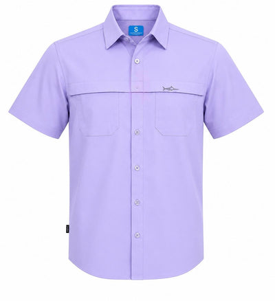 Tight Lines Short Sleeve Fishing Shirt - Solids