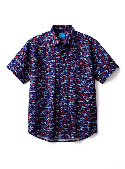 Tight Lines Short Sleeve Fishing Shirt - Prints