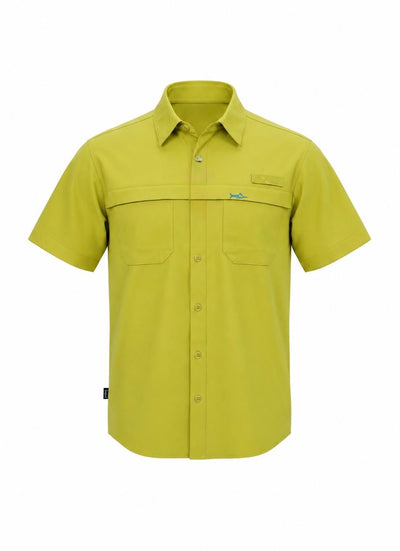 Tight Lines Short Sleeve Fishing Shirt - Solids