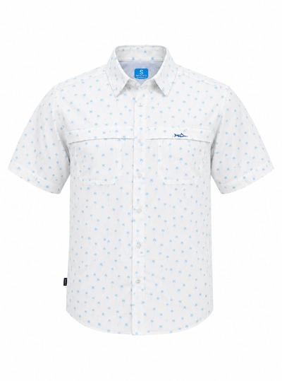 Tight Lines Short Sleeve Fishing Shirt - Prints