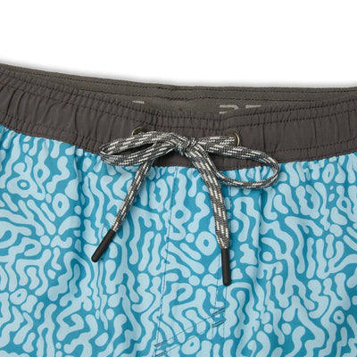 Leiday Elastic Lined 17" Boardshort - Mack