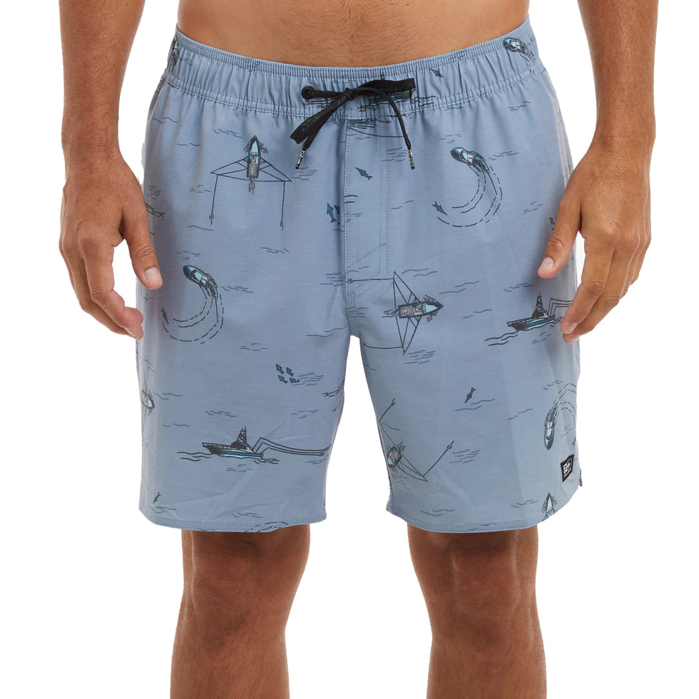 The Dockside Trollin Elastic Waist Shorts 18