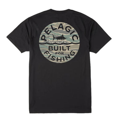 Built Wahoo Camo Premium Pocket Tee