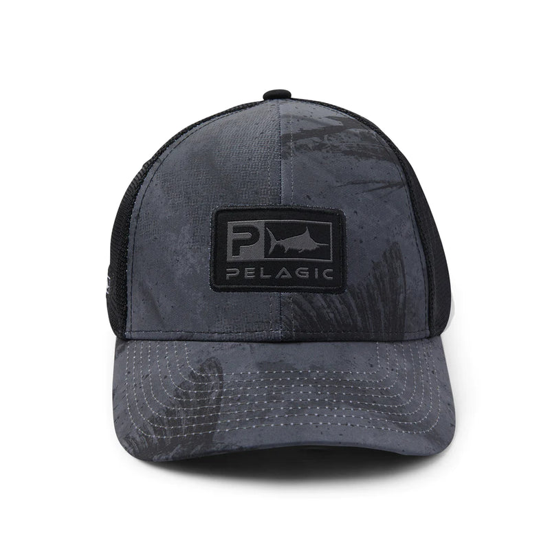 Low Pro Trucker Icon Gyotaku