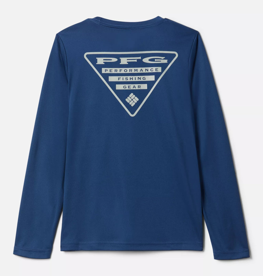 Boys' PFG Terminal Tackle™ Triangle Logo Long Sleeve Shirt