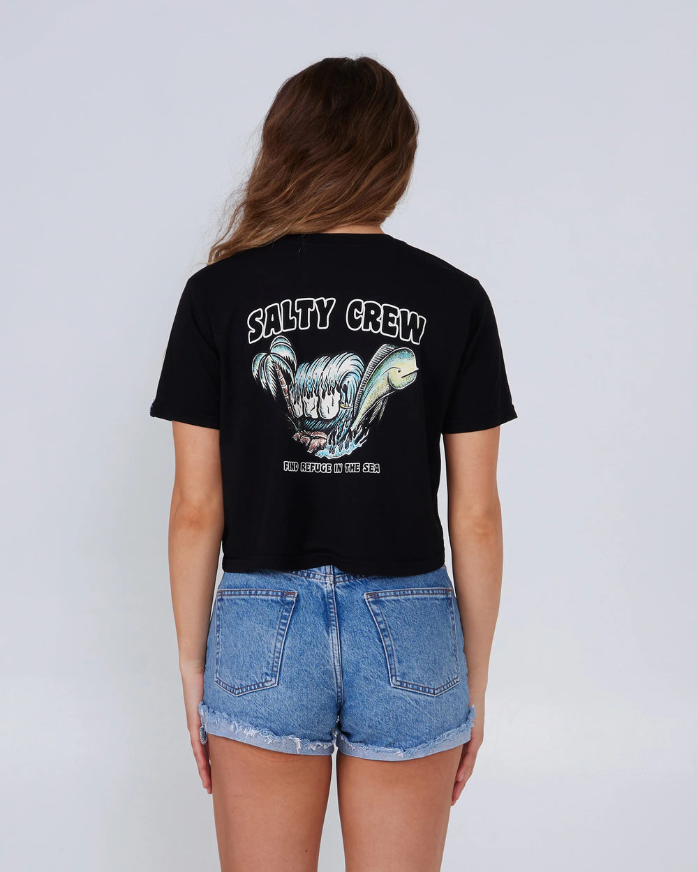 Shaka Crop Tee