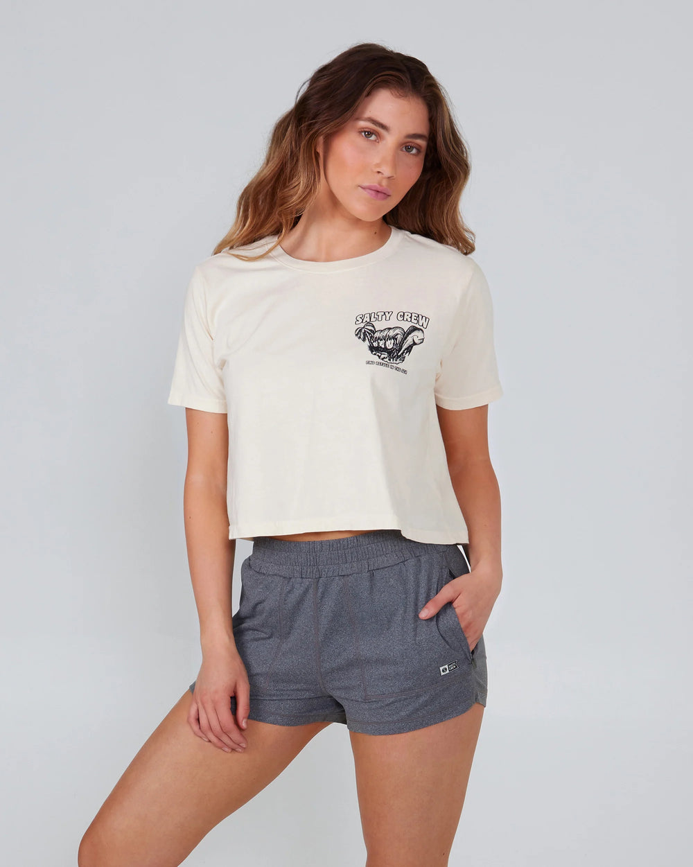 Shaka Crop Tee