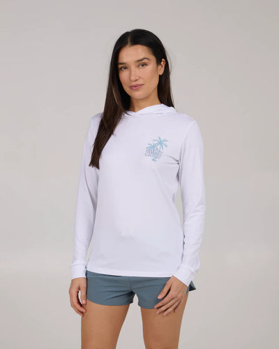 A Frame Hooded Sunshirt
