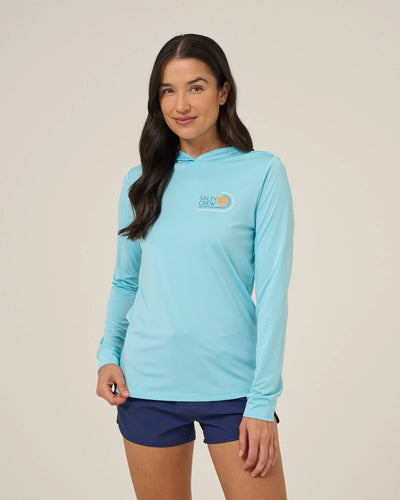 Ombre Wave Hood Sunshirt