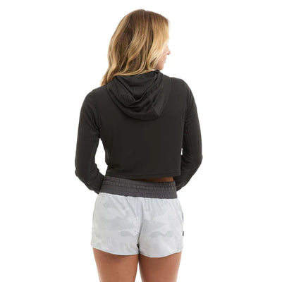 Women's Vaportek Hooded Cropped Fishing Shirt