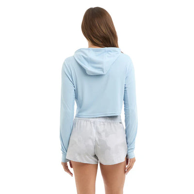 Women's Vaportek Hooded Cropped Fishing Shirt
