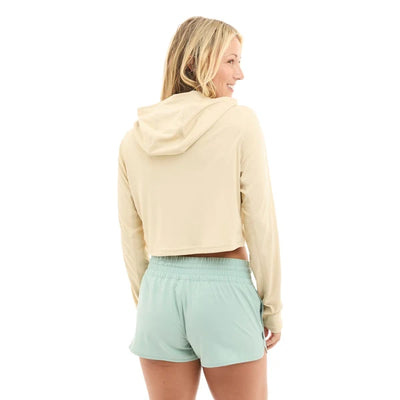 Women's Vaportek Hooded Cropped Fishing Shirt