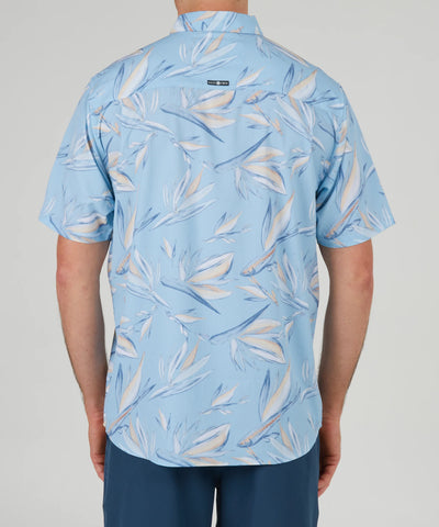 Floral Flyer Short Sleeve Tech Woven