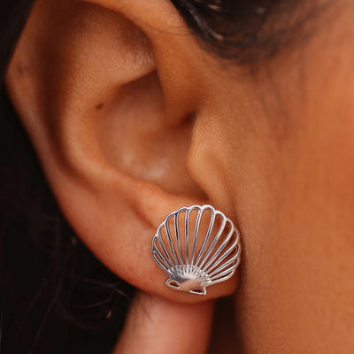 Seashell Stud Earrings