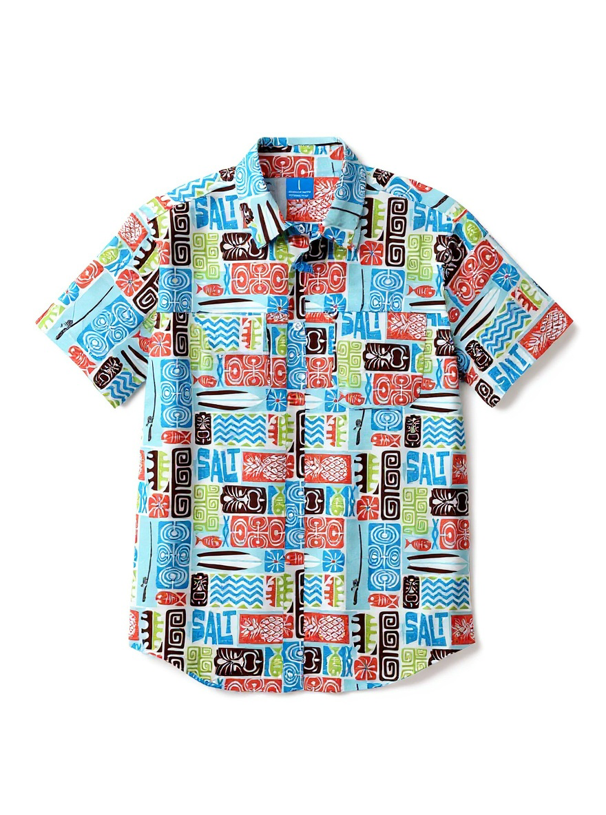 Tight Lines Short Sleeve Fishing Shirt - Prints