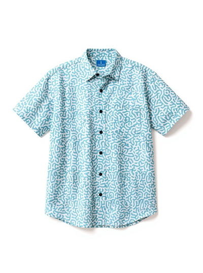 Tight Lines Short Sleeve Fishing Shirt - Prints