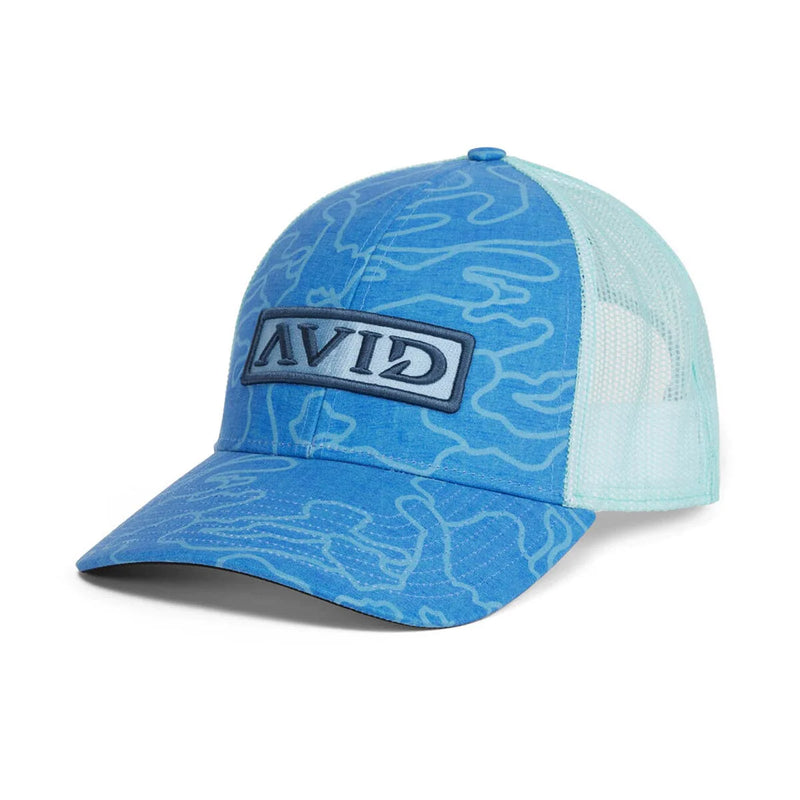 AVID Sportswear Men's Avid Black Fish Camp Trucker AVIDry Snapback Hat