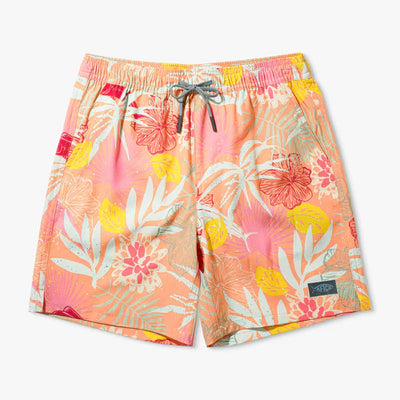 Strike Printed Swim Trunks