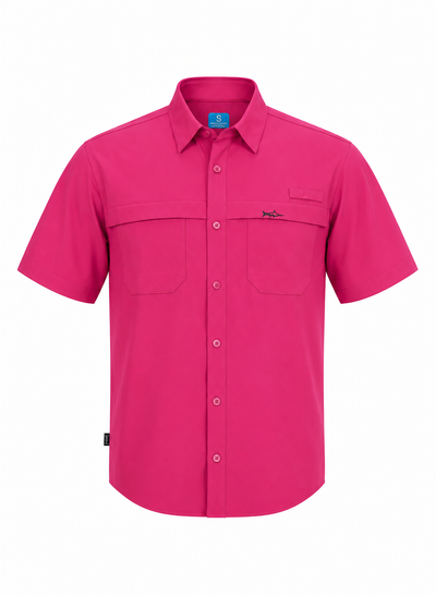 Tight Lines Short Sleeve Fishing Shirt - Solids