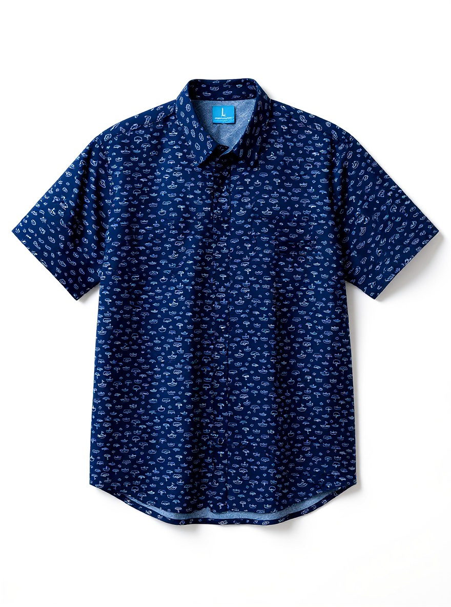 Tight Lines Short Sleeve Fishing Shirt - Prints