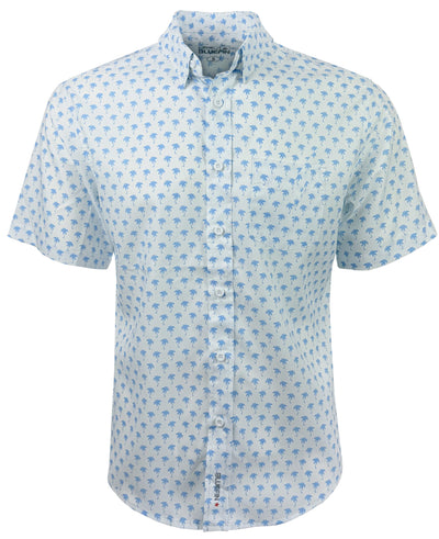 Fins Out Woven Short Sleeve Shirt