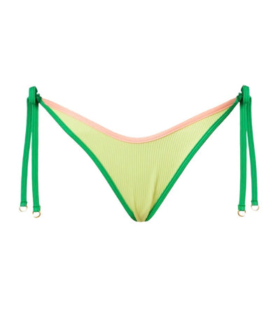 Green Symphony Dreamscape Low Rise Tie Side Bikini Bottom