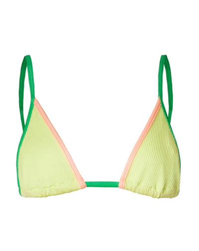 Green Symphony Ginger Sliding Triangle Bikini Top