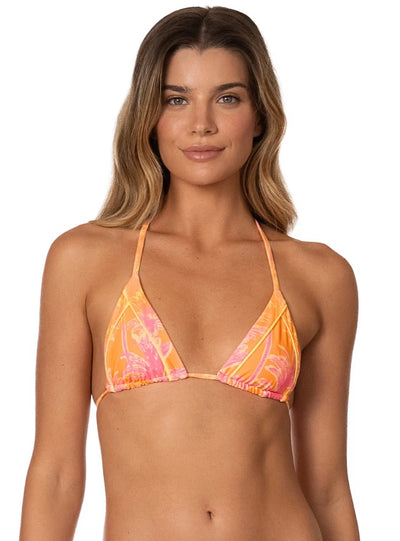 Dreamy Tropic Balming Sliding Triangle Bikini Top