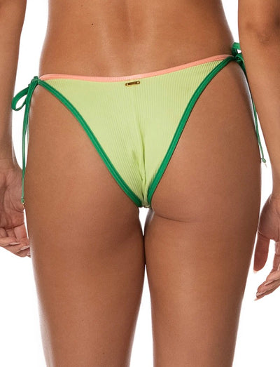 Green Symphony Dreamscape Low Rise Tie Side Bikini Bottom