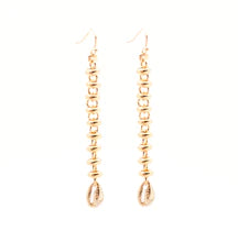 Gold Puka Drops Earrings