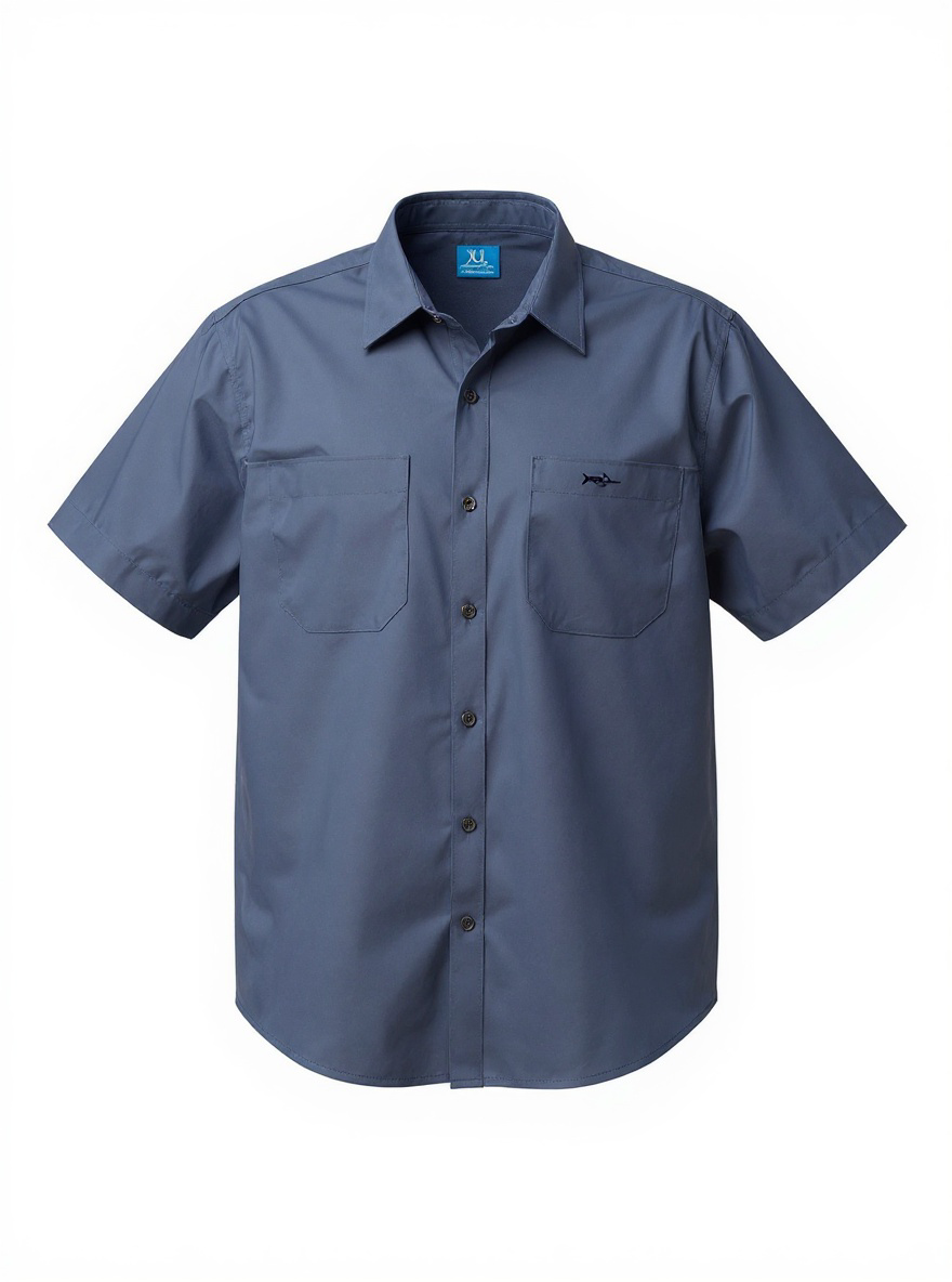 Tight Lines Short Sleeve Fishing Shirt - Solids