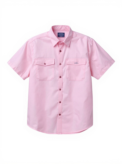 Tight Lines Short Sleeve Fishing Shirt - Solids