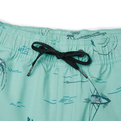 The Dockside Trollin Elastic Waist Shorts 18"