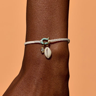 Bonne Chance Cowrie Charm Bracelet
