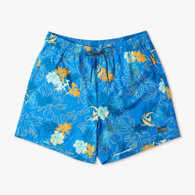 Strike Printed Swim Trunks