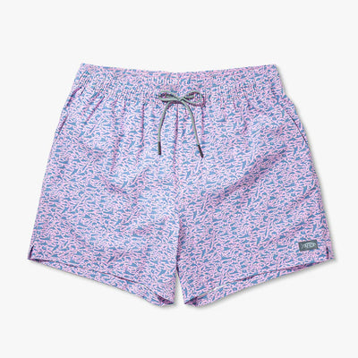 Strike Printed Swim Trunks