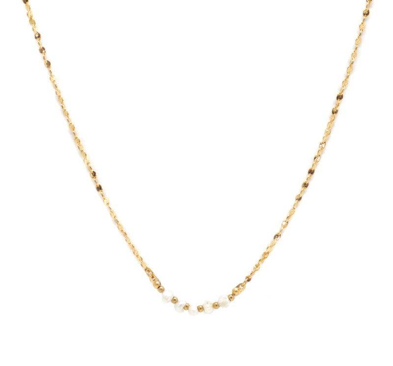 Pearl and Chain Necklace