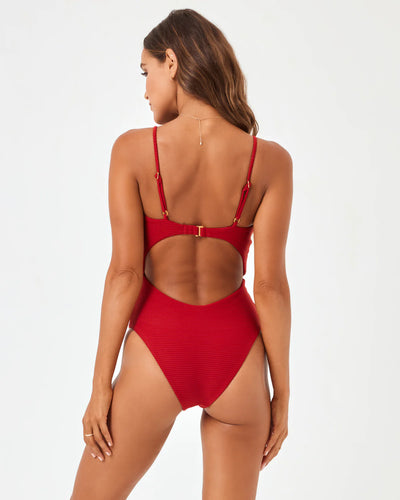 Eco Chic Repreve® Kyslee One Piece Swimsuit