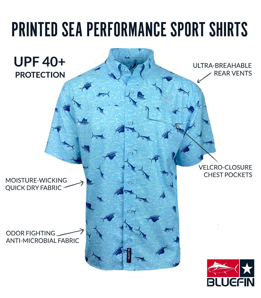 Sea Performance Short Sleeve Sport Shirt