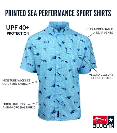 Sea Performance Short Sleeve Sport Shirt