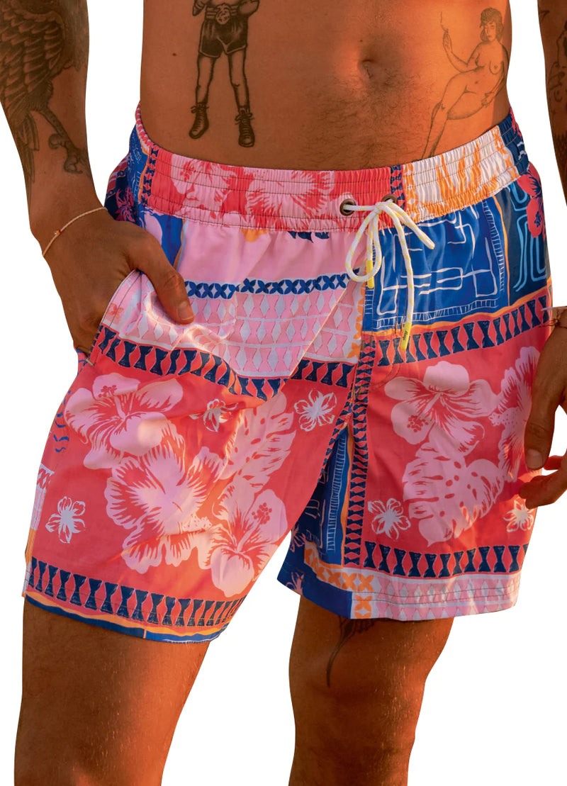 Paradise Postal Sailor Swim Trunk