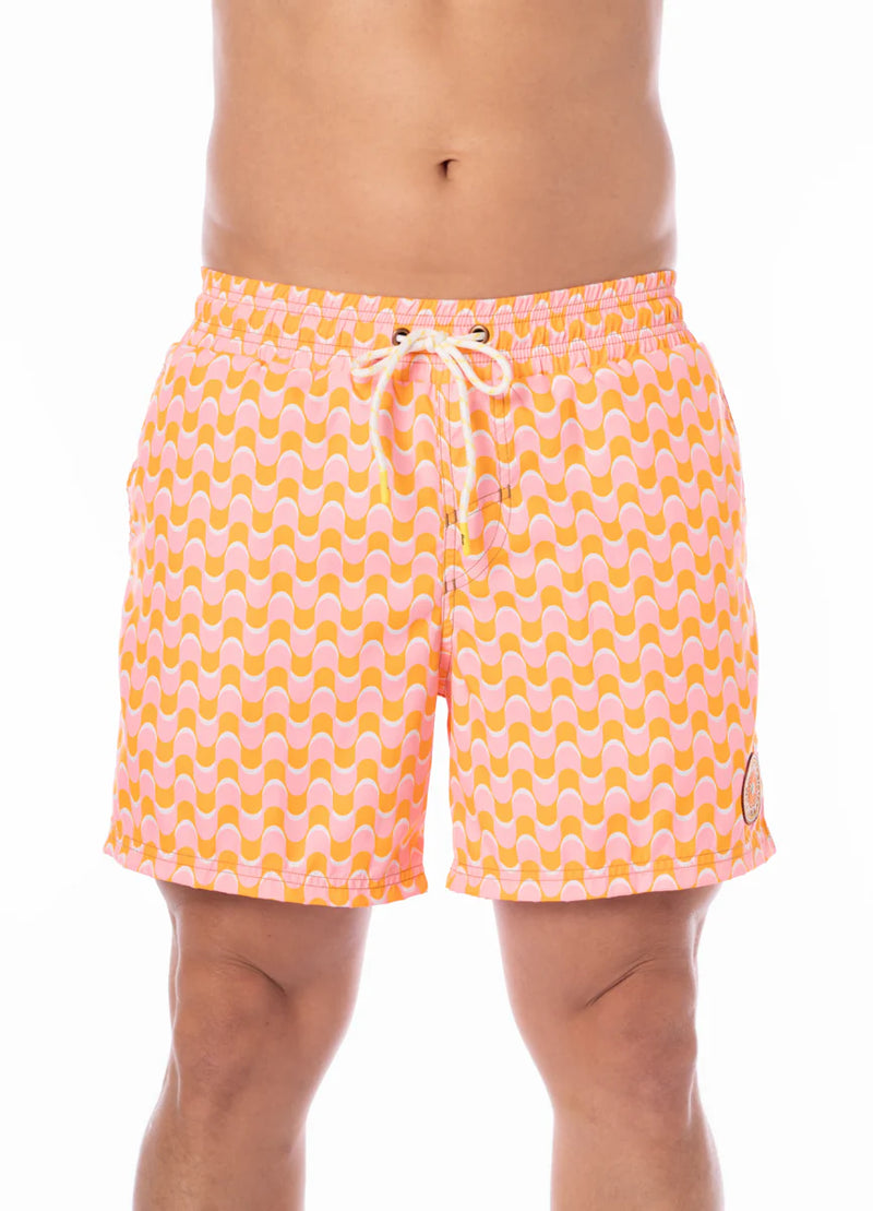 Geo Waves Sailor Sporty Shorts