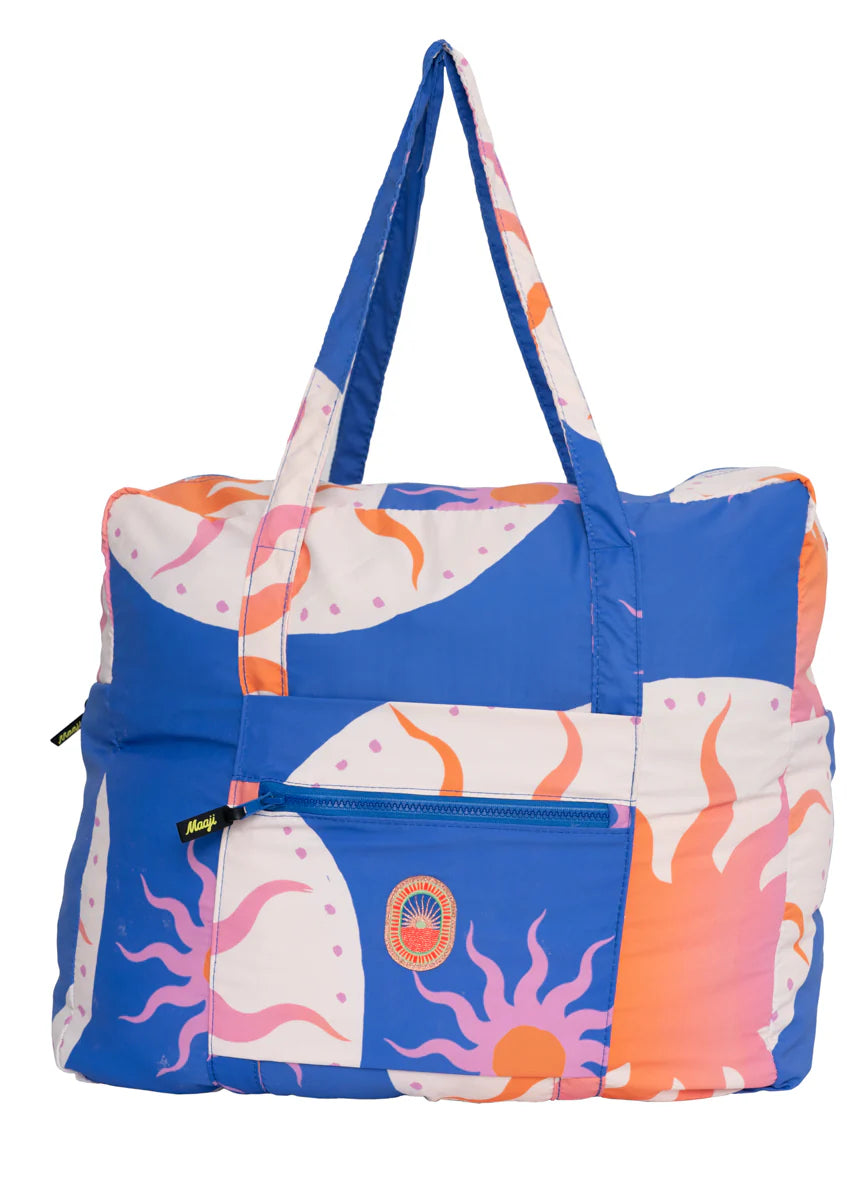Sunlit Bloom Passion Tote Bags