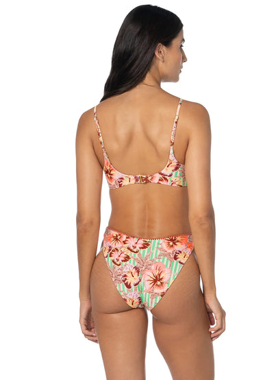 Tropical Haven Splendour Regular Rise Thin Side Bikini Bottom