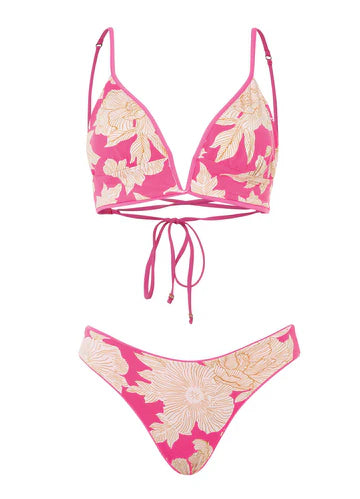 Radiant Pink Sublimity Classic Bikini Bottom