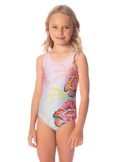 Mini Sunset Infinity Girls Swimsuit