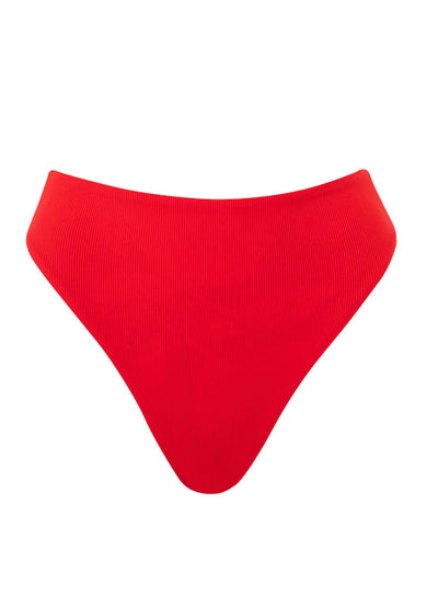 Scarlet Red Sully High Rise Bikini Bottom