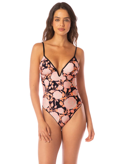 Onyx Black Parady Signature Cut V Wire One Piece