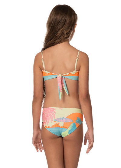 Pastel Mirage Rainbow Girls Bikini Set