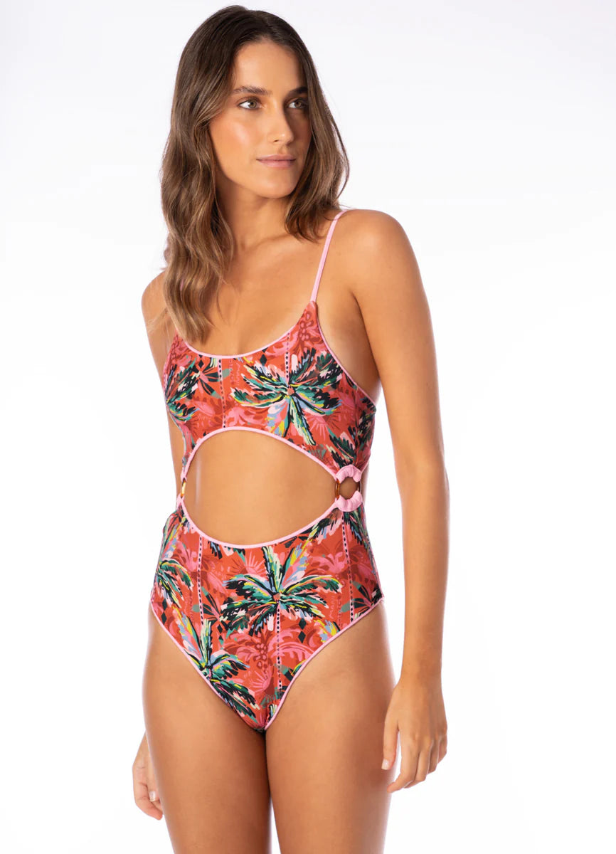 Blush Rose Skylar Cut Out One Piece Swimsuit